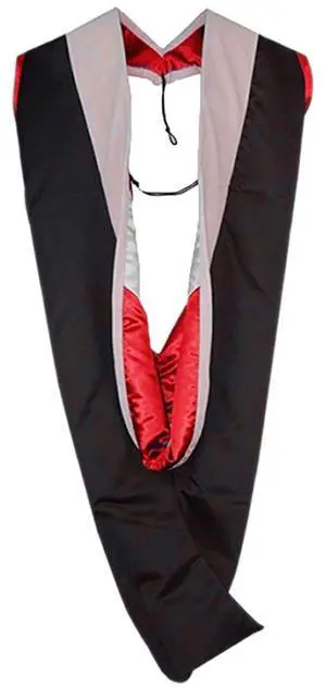 Master Hood Graduation Academic Regalia, 42 Inch Velvet Trim Satin Lining | Premium velvet trim with satin lining and chevron design, crafted for schools, degrees, and graduation ceremonies Master Hood Graduation Academic Regalia, 42 Inch Velvet Trim Satin Lining | Premium velvet trim with satin lining and chevron design, crafted for schools, degrees, and graduation ceremonies