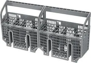 00675794 Genuine OEM Dishwasher Silverware Basket, Gray, Replacement Cutlery Basket 00675794 Genuine OEM Dishwasher Silverware Basket, Gray, Replacement Cutlery Basket