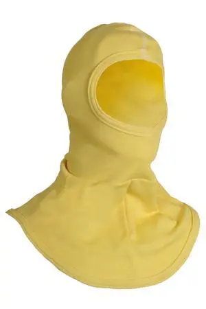 H31KK Double Layer Kevlar Hood with Single Layer Bib, One Size, Yellow H31KK Double Layer Kevlar Hood with Single Layer Bib, One Size, Yellow