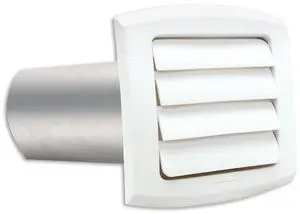 BLH6WZW 6 inch White Louvered Vent Hood BLH6WZW 6 inch White Louvered Vent Hood