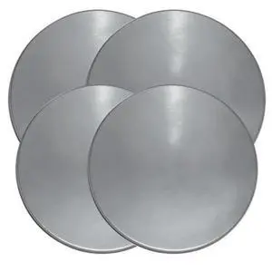 550 Stainless Steel Round Burner Kovers, Set of 4 550 Stainless Steel Round Burner Kovers, Set of 4