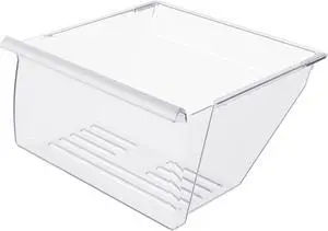 WP2188664 Lower Crisper Pan Drawer Compatible with Whirlpool | (Lower) Replacement for Compatible with Whirlpool, Kenmore, Maytag, Kitchen Aid Refrigerator W/White Handle WP2188664 Lower Crisper Pan Drawer Compatible with Whirlpool | (Lower) Replacement for Compatible with Whirlpool, Kenmore, Maytag, Kitchen Aid Refrigerator W/White Handle