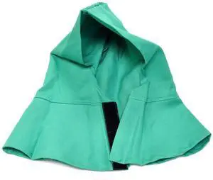 Tillman 6010 9 oz. Green Westex Full Welding Hood w/ Neck and Chest Drape Tillman 6010 9 oz. Green Westex Full Welding Hood w/ Neck and Chest Drape