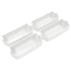 2187172 Replacement Refrigerator Door Bin Shelf Compatible with Most Roper, Kitchenaid, Kirkland and Whirlpool models Refrigerator Door Bin White - 4 PCS 2187172 Replacement Refrigerator Door Bin Shelf Compatible with Most Roper, Kitchenaid, Kirkland and Whirlpool models Refrigerator Door Bin White - 4 PCS