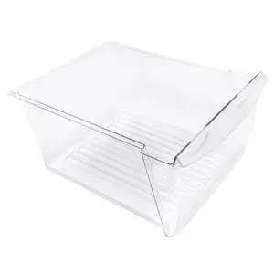 240351061 Upper Crisper Pan Compatible with Frigidaire Refrigerator Freezer Crisper Drawer Replacement for 240351005 240351062 Plastic (PC) Clear 240351061 Upper Crisper Pan Compatible with Frigidaire Refrigerator Freezer Crisper Drawer Replacement for 240351005 240351062 Plastic (PC) Clear
