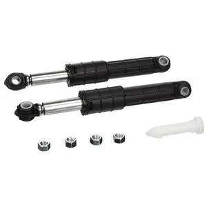 2PCS Black Washer Shock Absorber Rods with M10 Nuts & Mounting Pin 5304485917 Suitable for Electrolux WH17X10001 2PCS Black Washer Shock Absorber Rods with M10 Nuts & Mounting Pin 5304485917 Suitable for Electrolux WH17X10001