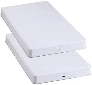 Set of 2 Extra Deep Burner Covers for Electric or Gas Stove Burners, | White, 19.5 -x 11.75 -and 1.75 -Thick - Create a Counter Space and Hide Spills on the Stove, Each Cover Protects 2 Burners Set of 2 Extra Deep Burner Covers for Electric or Gas Stove Burners, | White, 19.5 -x 11.75 -and 1.75 -Thick - Create a Counter Space and Hide Spills on the Stove, Each Cover Protects 2 Burners