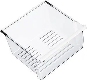 2188656 Replacement Crisper Drawer (Upper) Compatible with Whirlpool Kenmore Refrigerator Upper Bin with Humidity Control Plastic (PS) Clear 2188656 Replacement Crisper Drawer (Upper) Compatible with Whirlpool Kenmore Refrigerator Upper Bin with Humidity Control Plastic (PS) Clear