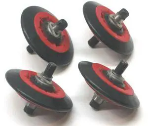 4581EL2002A Dryer Drum Roller Wheel and Shaft Pack of 4 for LG 4581EL2002C 4581EL2002A Dryer Drum Roller Wheel and Shaft Pack of 4 for LG 4581EL2002C