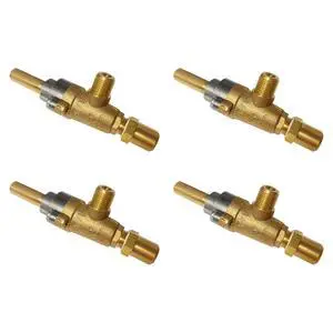 Heavy Duty Natural Gas Range Stove Top Burner Valve (4) Heavy Duty Natural Gas Range Stove Top Burner Valve (4)