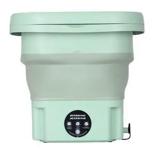Portable Washing Machine, Folding Mini Washing Machine with Drain Basket, Portable Washer with Blue Light & Ultrasonic Washing for Apartment, Laundry, Camping, RV, Travel, Underwear Portable Washing Machine, Folding Mini Washing Machine with Drain Basket, Portable Washer with Blue Light & Ultrasonic Washing for Apartment, Laundry, Camping, RV, Travel, Underwear