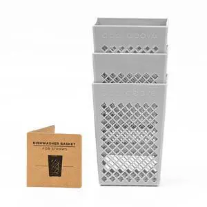 Dishwasher Basket for Reusable Straws and Small Bar Tools | Caddy for Compact Bar Accessories, For Washing Cocktail Picks and Stir Sticks, Home or Commercial Use, Easy Clean, Great Pick Dishwasher Basket for Reusable Straws and Small Bar Tools | Caddy for Compact Bar Accessories, For Washing Cocktail Picks and Stir Sticks, Home or Commercial Use, Easy Clean, Great Pick