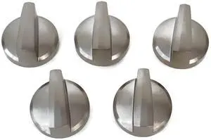 GE WB03X43926 Range Surface Burner Knob Kit (Stainless Steel) GE WB03X43926 Range Surface Burner Knob Kit (Stainless Steel)