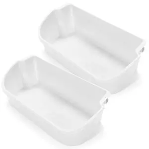 240356401 Refrigerator Door Bin Shelf 2Pcs Compatible with Frigidaire Kenmore Refrigerator FFSS2614QS4A FFHS2611PFEA FFSS2614QE6A FFHS2622MSYA FFHS2611LBRA AP2116036 Replacement - White 240356401 Refrigerator Door Bin Shelf 2Pcs Compatible with Frigidaire Kenmore Refrigerator FFSS2614QS4A FFHS2611PFEA FFSS2614QE6A FFHS2622MSYA FFHS2611LBRA AP2116036 Replacement - White