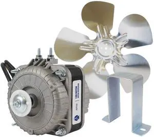 Appli Parts APFM-162E 16W refrigeration condenser and evaporator motor 220V 60Hz 0.5A 1300rpm includes base and 10in aluminum Fan Blade CCW shaft end Universal fit Appli Parts APFM-162E 16W refrigeration condenser and evaporator motor 220V 60Hz 0.5A 1300rpm includes base and 10in aluminum Fan Blade CCW shaft end Universal fit