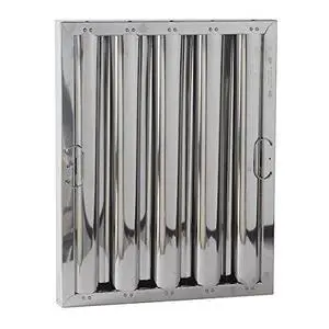 20x16 Hood Filter, Stainless Steel Baffle Filter Replacement for Restaurants and Commercial Kitchen Range 20x16 Hood Filter, Stainless Steel Baffle Filter Replacement for Restaurants and Commercial Kitchen Range