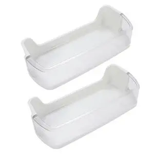 2 Pcs DA97-08348A Right(Middle) Refrigerator Door Shelf Basket Bin Compatible with Samsung Refrigerator RS25H5111BC RS25H5111SR AP4578465 DA63-05215A 2051360 PS4175772 Replacement White 2 Pcs DA97-08348A Right(Middle) Refrigerator Door Shelf Basket Bin Compatible with Samsung Refrigerator RS25H5111BC RS25H5111SR AP4578465 DA63-05215A 2051360 PS4175772 Replacement White