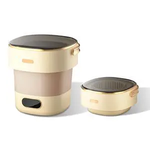 13L Portable Washer, With 3 Cleaning Modes, Mini Washing Machine- for Small Clothes, Underwear, Baby Clothe, Socks, Foldable Washing Machine, for Apartment&Home&Camping&Travel, Beige 13L Portable Washer, With 3 Cleaning Modes, Mini Washing Machine- for Small Clothes, Underwear, Baby Clothe, Socks, Foldable Washing Machine, for Apartment&Home&Camping&Travel, Beige