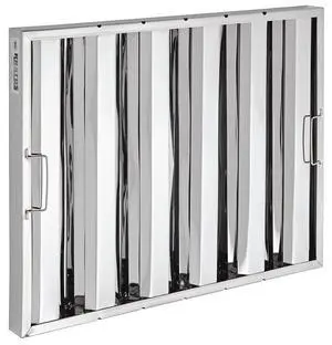 Commercial Hood Filter 26-Gauge Stainless Steel, Silver 16"H x 20"W x 2"T | Restaurants, Bars, Steakhouses, Grills | (#32L-127) Commercial Hood Filter 26-Gauge Stainless Steel, Silver 16"H x 20"W x 2"T | Restaurants, Bars, Steakhouses, Grills | (#32L-127)