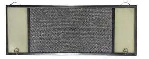 Grease FIlter 8-1/4" x 23-1/2" x 3/8" Range Hood Aluminum Mesh Double Light Lens Grease Filter Grease FIlter 8-1/4" x 23-1/2" x 3/8" Range Hood Aluminum Mesh Double Light Lens Grease Filter