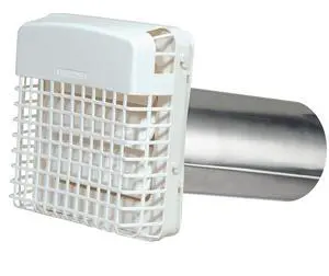 BPGH4WZW6 Prograde Professional Exhaust Dryer Vent Hood with Pest Guard, Polypropylene, 4 in., White BPGH4WZW6 Prograde Professional Exhaust Dryer Vent Hood with Pest Guard, Polypropylene, 4 in., White