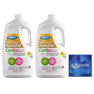 Bacteriostatic Humidifier Water Treatment Extend Filter Life Eliminate Odors & Prevent Bacterial Growth Compatible with All Cool Mist & Warm Mist Humidifiers 64 oz Easy Pour Bottle (2 pack) Bacteriostatic Humidifier Water Treatment Extend Filter Life Eliminate Odors & Prevent Bacterial Growth Compatible with All Cool Mist & Warm Mist Humidifiers 64 oz Easy Pour Bottle (2 pack)