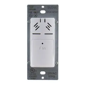 HDFS3P1-W-L Humidity Sensor and Bath Fan Control Single Pole, White HDFS3P1-W-L Humidity Sensor and Bath Fan Control Single Pole, White