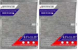 LL62F, LL6200, MM 6500 Compatible For Broan Nutone Aluminum Grease Mesh Charcoal Carbon Combo Range Hood Filter (Pack of 2) LL62F, LL6200, MM 6500 Compatible For Broan Nutone Aluminum Grease Mesh Charcoal Carbon Combo Range Hood Filter (Pack of 2)
