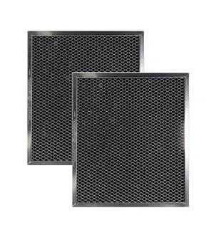 10 x 10 x 0.37 Inches Range Hood Charcoal Carbon Vent Filter 2-Pack 10 x 10 x 0.37 Inches Range Hood Charcoal Carbon Vent Filter 2-Pack