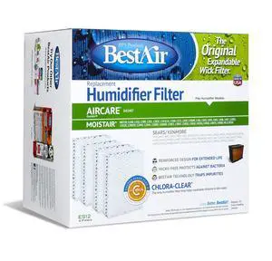 ES12-2 Extended Life Humidifier Replacement Paper Wick Humidifier Filter, For Emerson, Quiet Comfort & Kenmore Models, 10" x 9.4" x 6.5", Single Pack (4 Filters) ES12-2 Extended Life Humidifier Replacement Paper Wick Humidifier Filter, For Emerson, Quiet Comfort & Kenmore Models, 10" x 9.4" x 6.5", Single Pack (4 Filters)