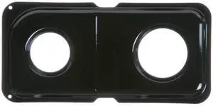 GE WB34K10009 Genuine OEM Porcelain Double Drip Pan (Black) for GE Gas Ranges GE WB34K10009 Genuine OEM Porcelain Double Drip Pan (Black) for GE Gas Ranges