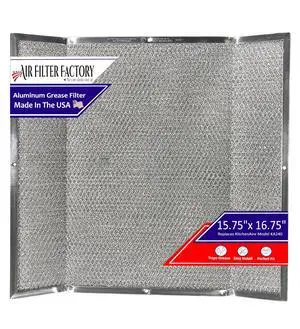 Replacement For KA240 KitchenAire 15.75 x 16.75 x 0.37 Inches Range Hood Filter Aluminum Mesh Grease Range Vent Hood Filter Replacement For KA240 KitchenAire 15.75 x 16.75 x 0.37 Inches Range Hood Filter Aluminum Mesh Grease Range Vent Hood Filter