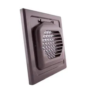 4" Fresh Air Intake Wall Vent Cover (Brown) 4" Fresh Air Intake Wall Vent Cover (Brown)