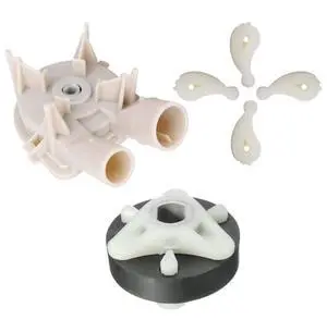 3363394 & 80040 & 285753A Washer Drain Pump & Motor Coupling and Agitator Dogs Compatible With Top Brands Replaces With 3348014, 3348015, AP3119063, PS388034, EA1485646 3363394 & 80040 & 285753A Washer Drain Pump & Motor Coupling and Agitator Dogs Compatible With Top Brands Replaces With 3348014, 3348015, AP3119063, PS388034, EA1485646