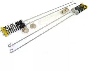 W10780045 Genuine Washer Suspension Rod Spring Kit, 25-1/2 in.Fit,Replacement for Whirlpool OEM W10780045 Genuine Washer Suspension Rod Spring Kit, 25-1/2 in.Fit,Replacement for Whirlpool OEM