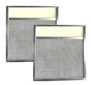 10 x 11-7/8 x 3/32 Inches Range Hood Aluminum Lens Grease Filters 2-Pack 10 x 11-7/8 x 3/32 Inches Range Hood Aluminum Lens Grease Filters 2-Pack