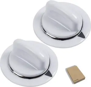 2PC Dryer Timer Knob for GE GTDX100EM1WW GTDX180ED3WW GTDX180ED0WW | Fits General Electric GTDX180ED5WW, GTDX100EM0WW, DBB5000EF0GG, DBB5000GF0GG, DBXR300EF0WS 2PC Dryer Timer Knob for GE GTDX100EM1WW GTDX180ED3WW GTDX180ED0WW | Fits General Electric GTDX180ED5WW, GTDX100EM0WW, DBB5000EF0GG, DBB5000GF0GG, DBXR300EF0WS