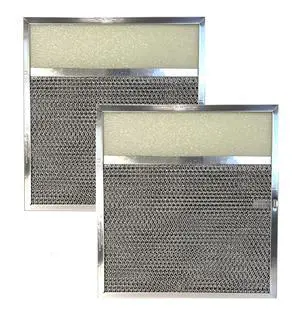 11-1/2 x 11-3/4 x 3/8 Inches Range Hood Charcoal Carbon Aluminum Mesh Combo Vent Lens Filter 2-Pack 11-1/2 x 11-3/4 x 3/8 Inches Range Hood Charcoal Carbon Aluminum Mesh Combo Vent Lens Filter 2-Pack