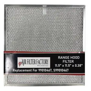Replacement For 99010467, S99010467 Broan Nutone 11.5 x 11.5 x 0.38 Inches Range Hood Aluminum Mesh Grease Vent Filter Replacement For 99010467, S99010467 Broan Nutone 11.5 x 11.5 x 0.38 Inches Range Hood Aluminum Mesh Grease Vent Filter