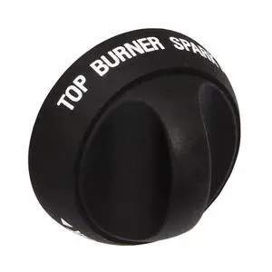 Replacement for Suburban 140229 Range Black Piezo Ignitor Knob Replacement for Suburban 140229 Range Black Piezo Ignitor Knob