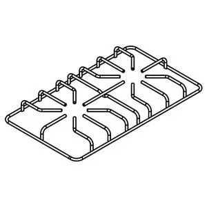 Whirlpool W10578251 Range Surface Burner Grate Genuine Original Equipment Manufacturer (OEM) Part Whirlpool W10578251 Range Surface Burner Grate Genuine Original Equipment Manufacturer (OEM) Part