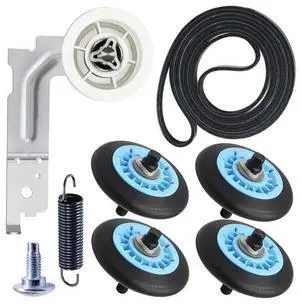 DV45H7000GW DV45H7000GP DV45H7000GP/A3 DV45H7000GWA2 Dryer Repair Kit Drum Rollers, Belt, Idler Pulley for Samsung DV45H7200EW DV45H7200EW/A2 DV45H7200GW DV45H7200GW/A2 DV45H7400EP Dryer DV45H7000GW DV45H7000GP DV45H7000GP/A3 DV45H7000GWA2 Dryer Repair Kit Drum Rollers, Belt, Idler Pulley for Samsung DV45H7200EW DV45H7200EW/A2 DV45H7200GW DV45H7200GW/A2 DV45H7400EP Dryer