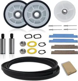 Dryer Drum Support Roller Kit for Crosley MDE2500AYW CDE4205AYJ CDE4205AYW | Fits Crosley CDE4205AZJ, CDE4205AZW, CDG4205AWJ, CDG4205AWW Dryer Drum Support Roller Kit for Crosley MDE2500AYW CDE4205AYJ CDE4205AYW | Fits Crosley CDE4205AZJ, CDE4205AZW, CDG4205AWJ, CDG4205AWW