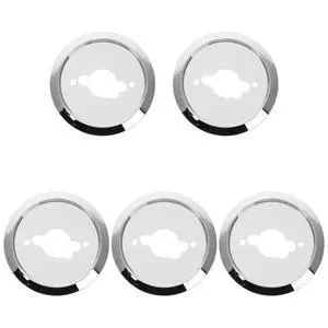 Gas Stove Switch Knob Base Replacement 5Pcs Plastic BBQ Control Knobs for Kitchen Cooktop Oven with Sleek Electroplated Finish Rotating Gas Grill Knob Gas Stove Switch Knob Base Replacement 5Pcs Plastic BBQ Control Knobs for Kitchen Cooktop Oven with Sleek Electroplated Finish Rotating Gas Grill Knob
