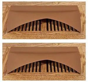1pk Cinnamon Air Deflector w/Unique flexible AC Saving Sail: Ever Wonder If Air Deflectors Do Anything? The SAIL Does, esp. in the Summer! See Why Below-for 5.5x13.5 in. Wood&Metal Floor Vents 1pk Cinnamon Air Deflector w/Unique flexible AC Saving Sail: Ever Wonder If Air Deflectors Do Anything? The SAIL Does, esp. in the Summer! See Why Below-for 5.5x13.5 in. Wood&Metal Floor Vents