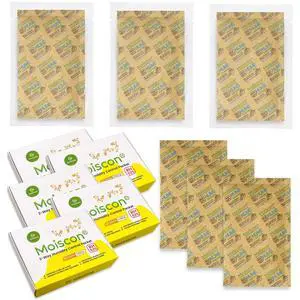 62% Two-Way Humidity Control Packs, 67 Gram 25 Pack for Storing 1 lb, Size 67 Moisture Control Packets Individually Wrapped, Humidifier Packs for Storage Containers 62% Two-Way Humidity Control Packs, 67 Gram 25 Pack for Storing 1 lb, Size 67 Moisture Control Packets Individually Wrapped, Humidifier Packs for Storage Containers
