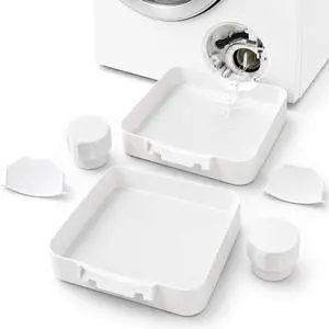 Front Load Washer Drain Pan, Washing Machine Filter Cleaning Tray (2 Set) | Catch residual water during front-load washer filter cleaning and draining. Helps keep laundry floors cleaner Front Load Washer Drain Pan, Washing Machine Filter Cleaning Tray (2 Set) | Catch residual water during front-load washer filter cleaning and draining. Helps keep laundry floors cleaner