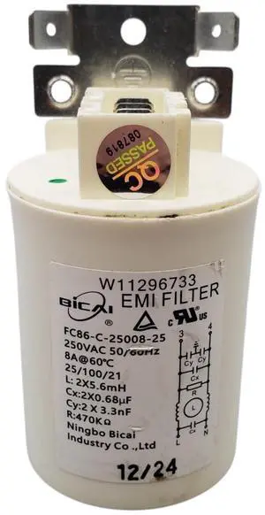 Replacement for Whirlpool Washer Capacitor W11296733 Replacement for Whirlpool Washer Capacitor W11296733
