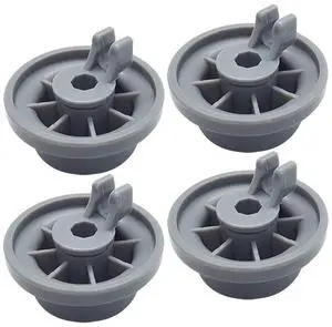 (4 Pack) 165314 Dishwasher Lower Rack Roller Replaces 00165314, AP2802428, PS8697067 (4 Pack) 165314 Dishwasher Lower Rack Roller Replaces 00165314, AP2802428, PS8697067