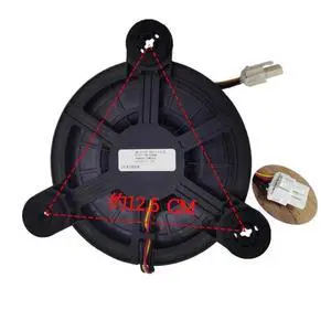 Refrigerator Refrigeration Motor DC Fan ZWF-33-125 12V 1.92w 1400RPM Refrigerator Refrigeration Motor DC Fan ZWF-33-125 12V 1.92w 1400RPM